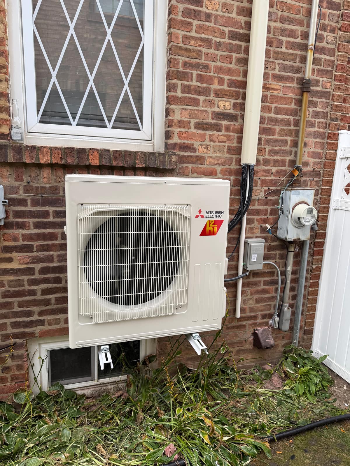 Mitsubishi Electric ductless mini split installed by American Mechanical Works, a Diamond Contractor