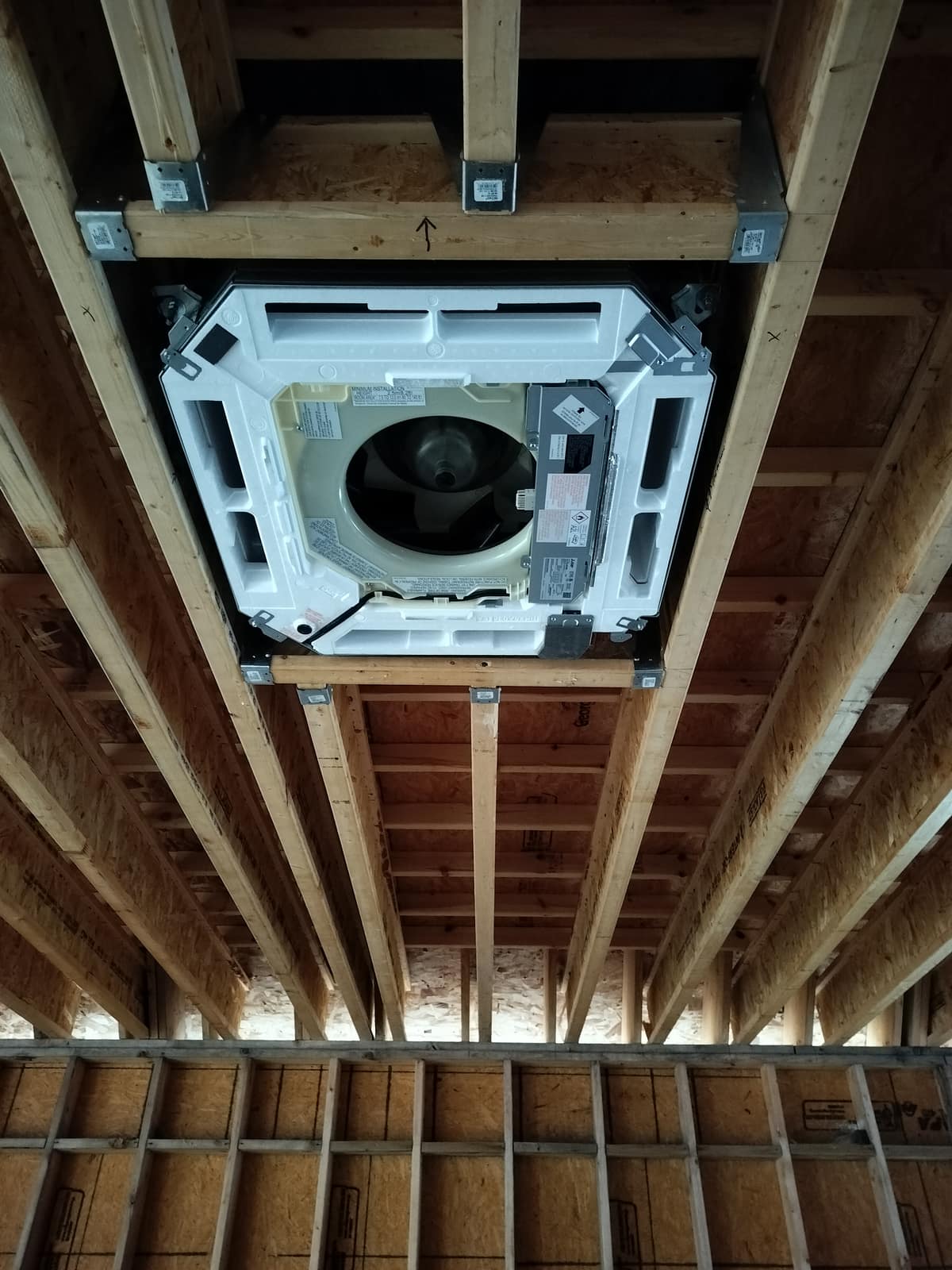 Mitsubishi Electric ductless mini split installed by American Mechanical Works, a Diamond Contractor