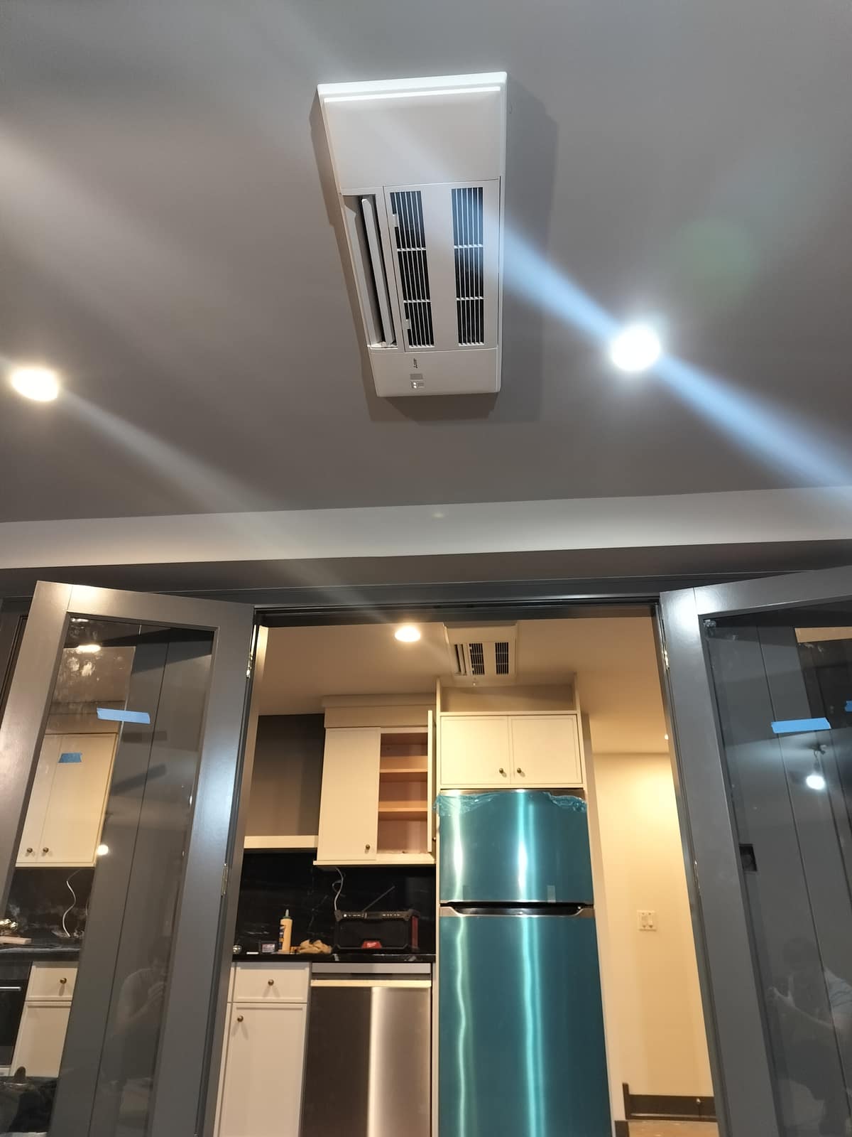 Mitsubishi Electric ductless mini split installed by American Mechanical Works, a Diamond Contractor