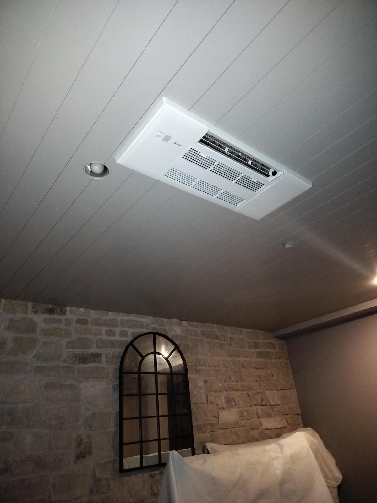 Mitsubishi Electric ductless mini split installed by American Mechanical Works, a Diamond Contractor