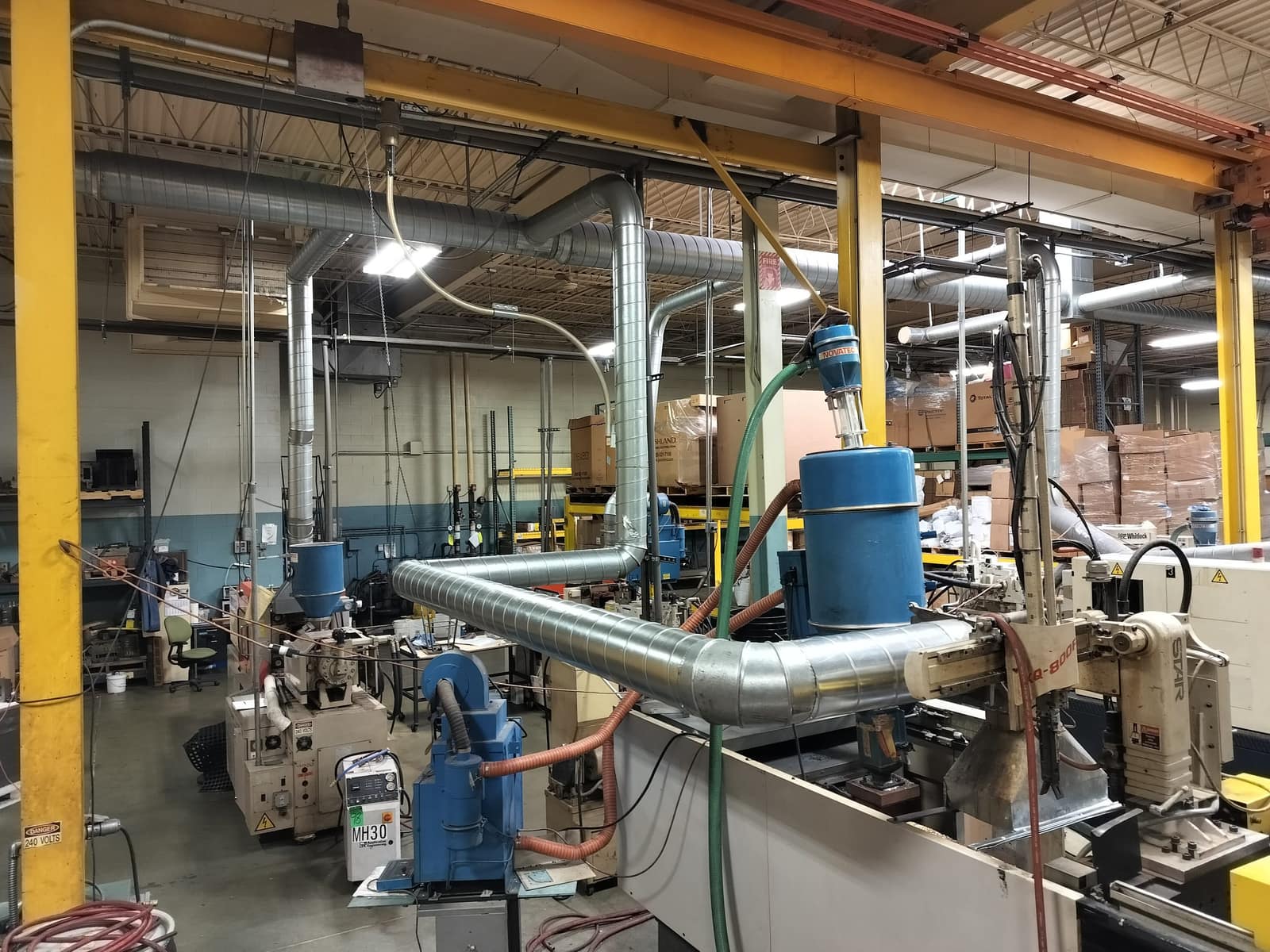 Commercial and industrial HVAC work by American Mechanical Works